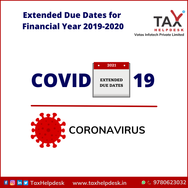Extended Due Dates for Financial Year 2019-2020