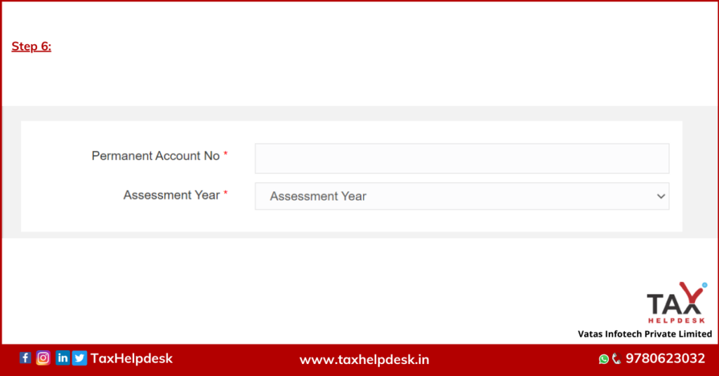 Advance Tax Online Step 6