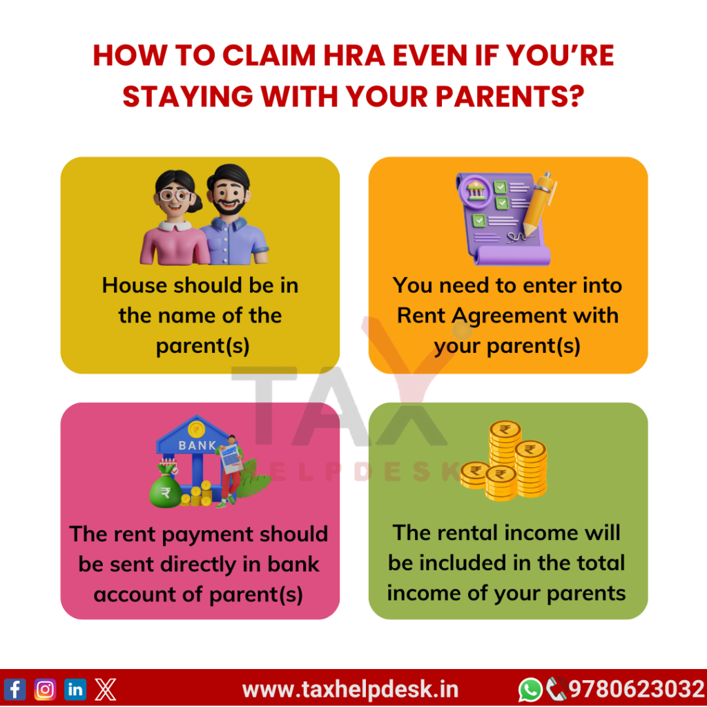 How to claim HRA even if you're staying with your parents