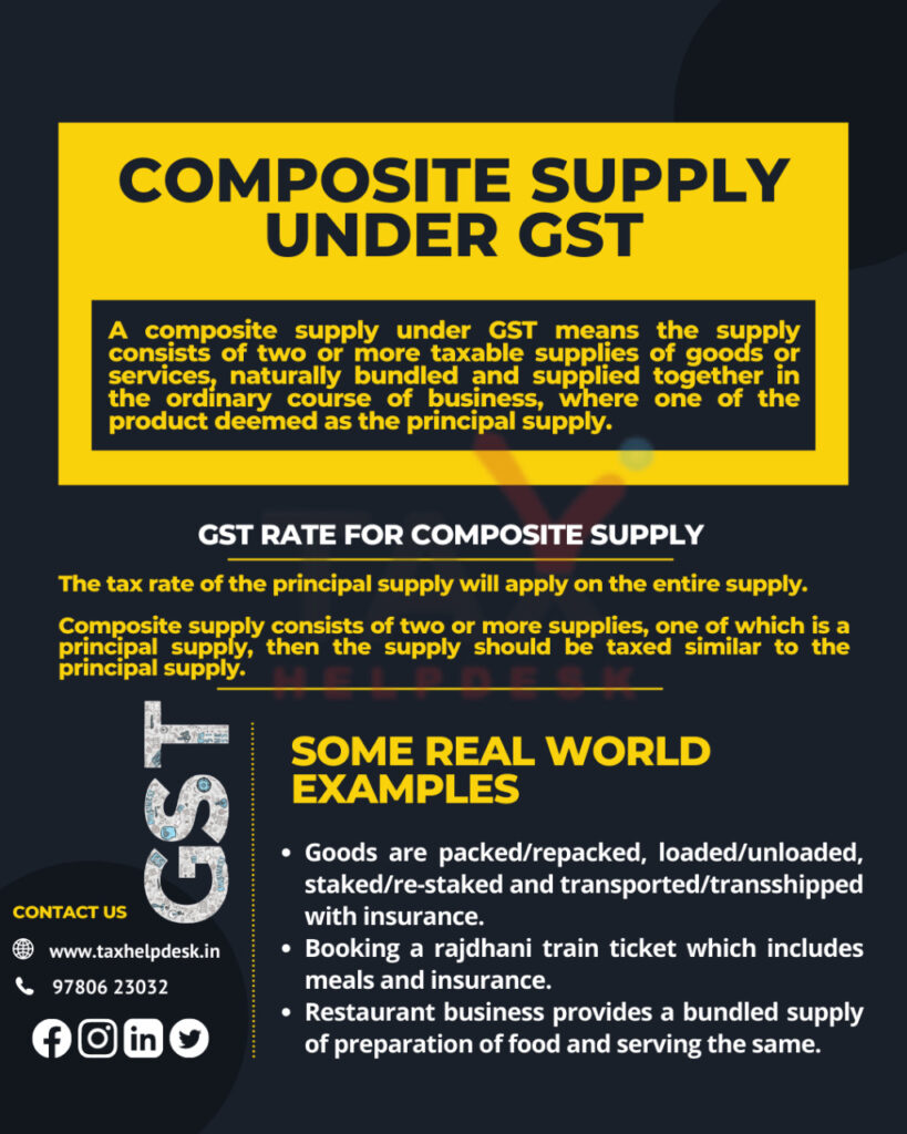 composite supply under GST