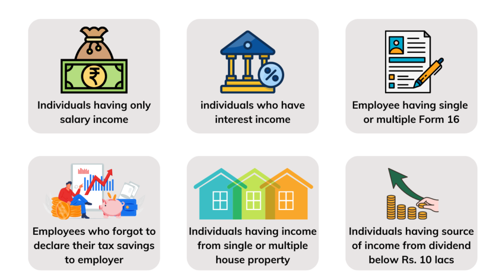 ITR filing for income from salary