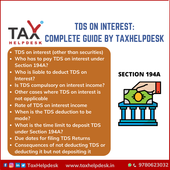 TDS on Interest Complete Guide by TaxHelpdesk