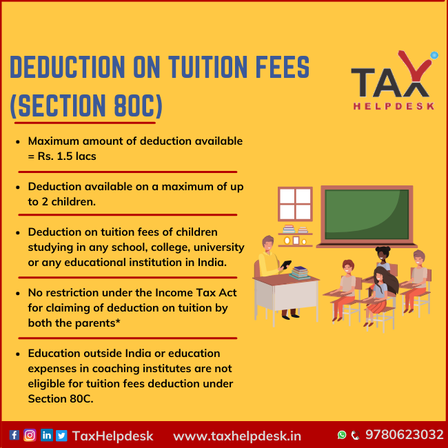 Tax Benefits for Education Section 80C