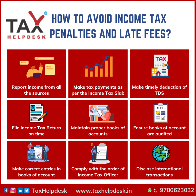how to avoid income tax penalties and late fees