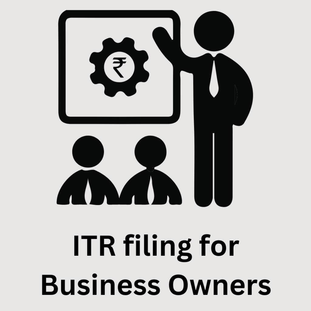 ITR filing for Business Owners
