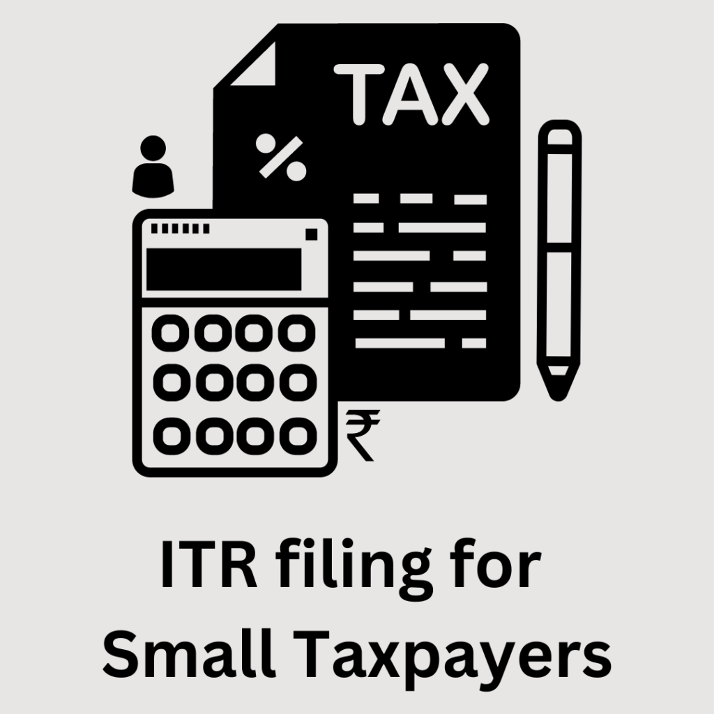 ITR filing for Small Taxpayers
