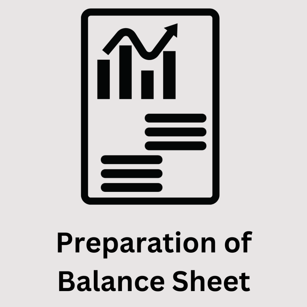 Preparation of Balance Sheet