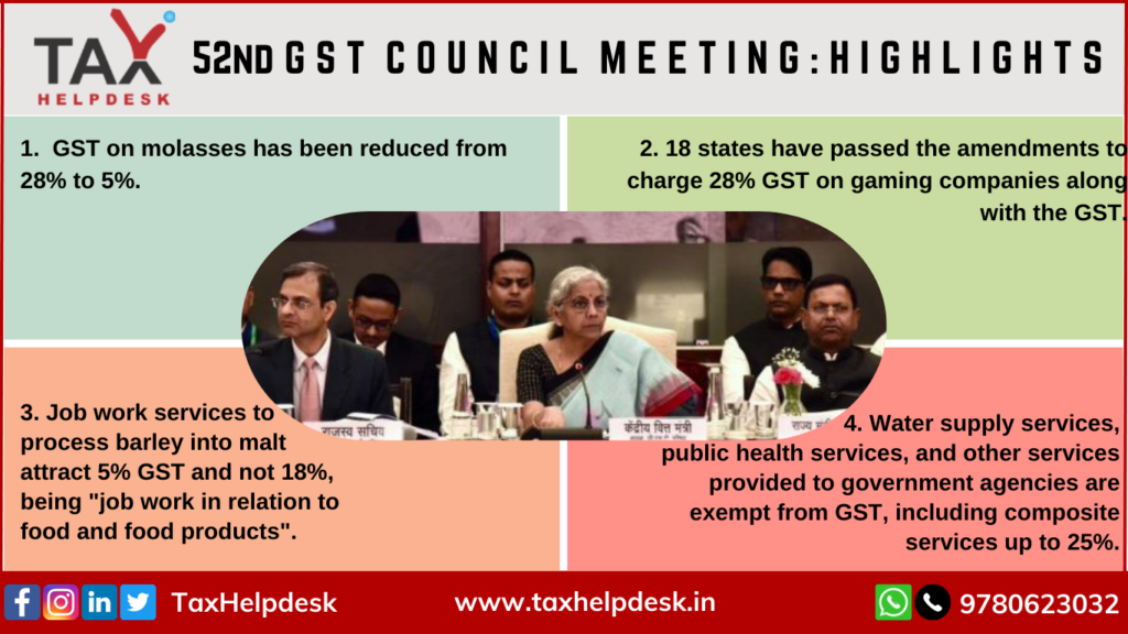 52nd GST Council Meeting 1